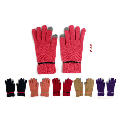 GUANTE DE LANA TACTIL MUJER  20CM 1