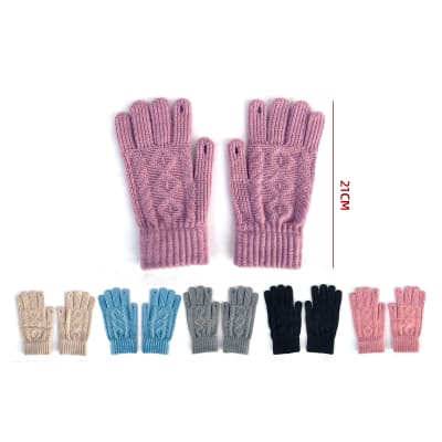 GUANTE LANA 2 DEDOS ABIERTO 21CM4