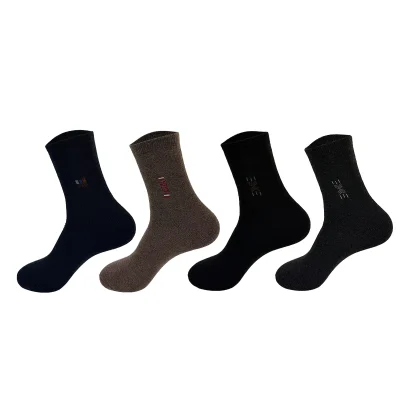 CALCETIN HOMBRE TOALLA MEDIA CAÑA DISEÑO SURTIDO - 12 PARES1