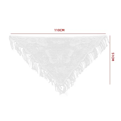 PUNTILLA CHILOTA BLANCA 110X51CM / VENTA MAYORISTA1