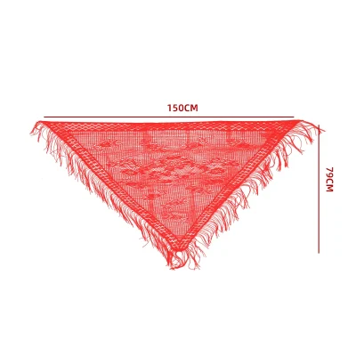 PUNTILLA CHILOTA ROJA 150X79CM - SOLO VENTA MAYORISTA1
