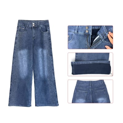 PANTALON JENAS POLAR BRILLO  M/L/XL/XXL1