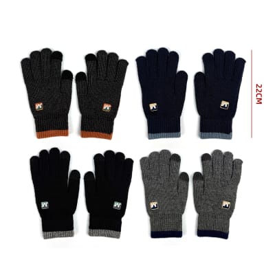 GUANTE HOMBRE PUÑO COLOR 22CM1