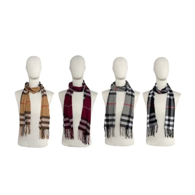 BUFANDA CUADRILLE  110 GR 32X180CM | VENTA MAYORISTA DESDE 12 UNIDADES1