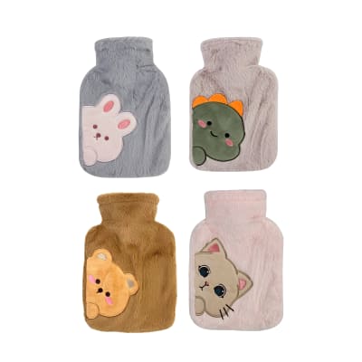 GUATERO CON FUNDA DE PLUSH
 DISEÑO KAWAI 750 ML1