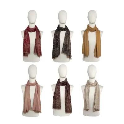 BUFANDA  PAISLEY FLECOS CORTOS 70×185 CM1