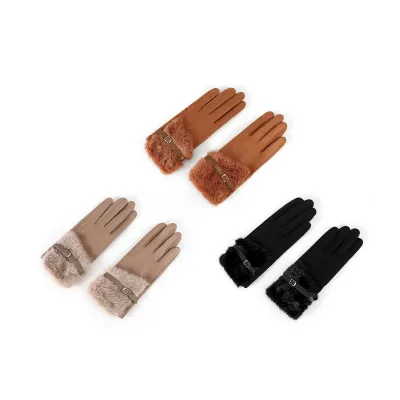 GUANTE MUJER PELUDO AJUSTABLE 24x9CM1