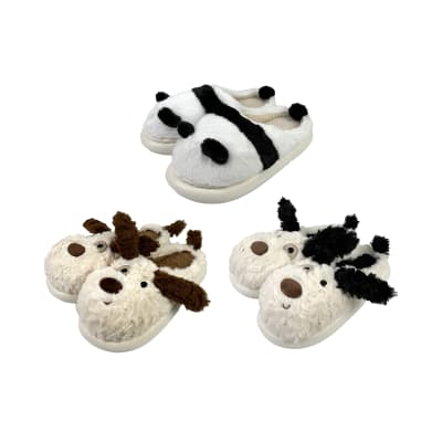 PANTUFLA ANIMALES PELUDOS 36-41 | venta por embalaje1