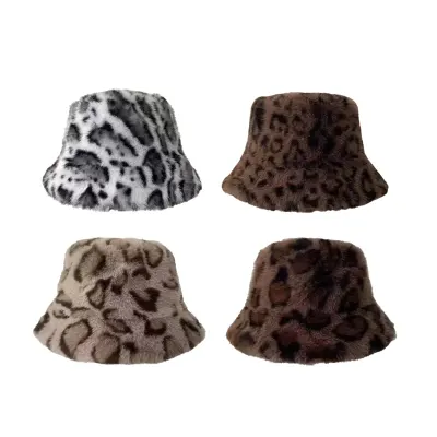 SOMBRERO GORRO PELUDO ANIMAL PRINT 58CM1