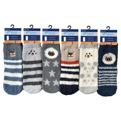 CALCETINES DE NIÑO PLUMADA MEDIA CAÑA DISEÑO SURTIDO TALLA 6 |12 UNID1