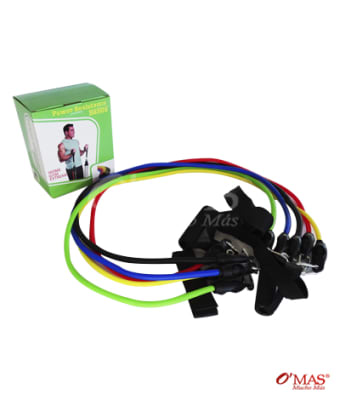 BANDA DE RESISTENCIA TUBO 112CM 11PCS | 12 UNID1