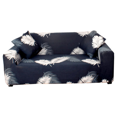 CUBRE SOFÁ FONDO GRIS DISEÑO PLUMA 1 CUERPO 90X230CM | 6 UNID1