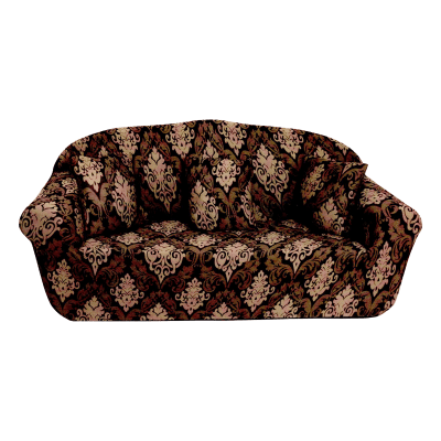 CUBRE SOFÁ FONDO CAFÉ CON DISEÑO | 6 UNID1