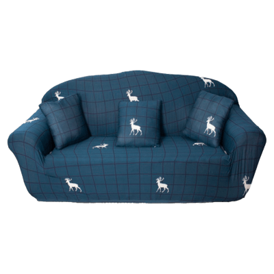 CUBRE SOFÁ FONDO CUADROS VENADO 4 CUERPOS 230X300CM | 6 UNID 1