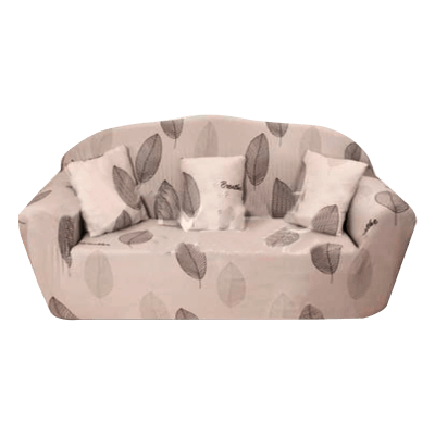 CUBRE SOFÁ FONDO LISO HOJAS 4 CUERPO 230X300CM | 6 UNID 1