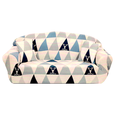 CUBRE SOFÁ TRIANGULOS VENADO 2 CUERPOS 140X180CM | 6 UNID 1