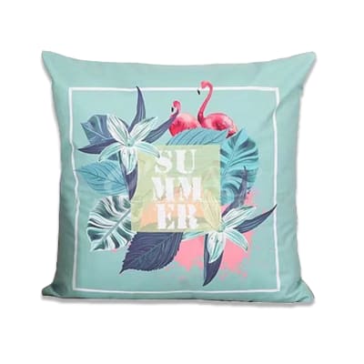 COJIN DECORATIVO ESTAMPADO FLAMENCO SUMMER 43X43CM | 6 UNID1