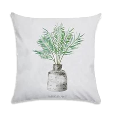 COJIN DECORATIVO ESTAMPADO PLANTA CON FLORERO 43X43CM | 6 UNID1