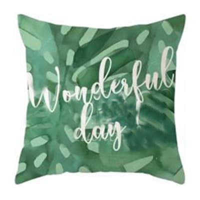 COJIN DECORATIVO ESTAMPADO WONDERFUL DAY 43X43CM | 6 UNID1