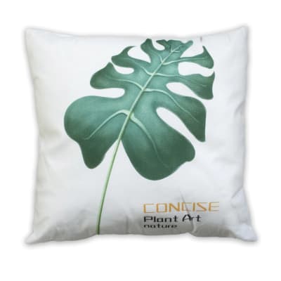 COJIN DECORATIVO ESTAMPADO CONCISE PLANT ARTE NATURE 43X43CM | 6 UNID1