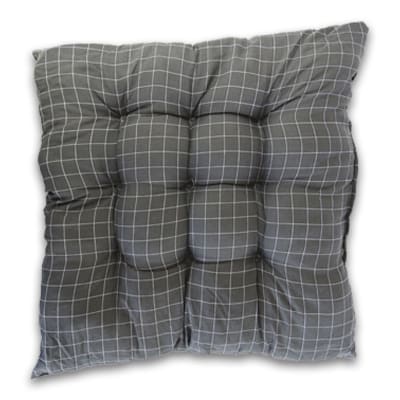 COJIN DECORATIVO CUADRILLE LISO 40X40CM | 12 UNID1