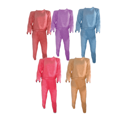CONJUNTO PIJAMA DE NIÑA JUVENIL POLERON/BUZO PLUSH | 12 UNID1