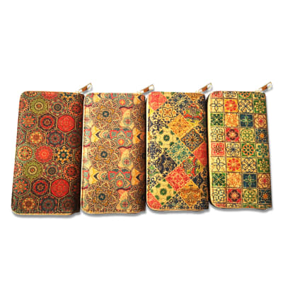 BILLETERA MUJER 19X10CM DISEÑO CLÁSICO MOSAICOS1