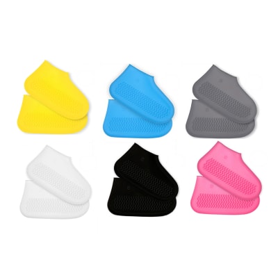 FUNDA PARA CALZADO IMPERMEABLE CORTE MEDIO LISO TALLA M / L | 12 UNID1