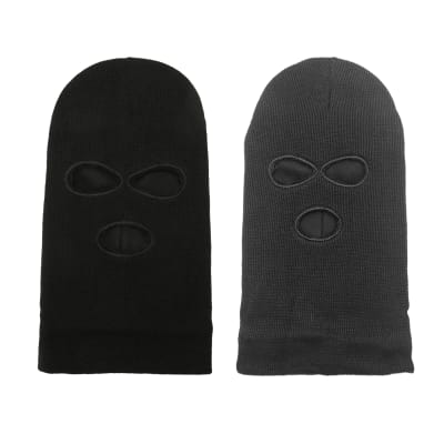 GORRO DE ADULTO PASAMONTAÑAS COMPLETO DOBLE CAPA  21X29CM | 12 UNID1