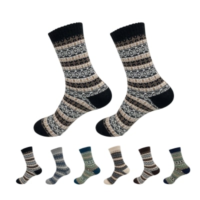 CALCETIN DE HOMBRE CON DISEÑO CACHEMIRA | 12 UNID1