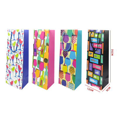 BOLSA REGALO VINO 12X35X9CM1