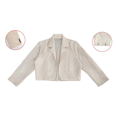 CHAQUETA HUASO BEIGE ADULTO M L XL 2XL1
