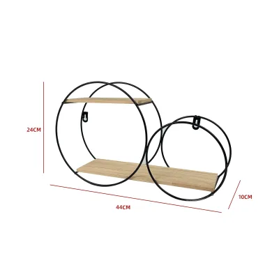 REPISA METÁLICA CIRCULOS 44×24×10 CM1
