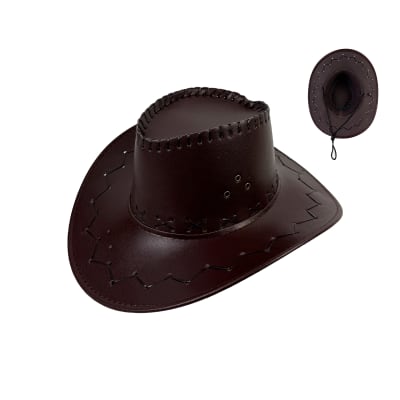 SOMBRERO VAQUERO VAFE OSCURO ADULTO 56CM1