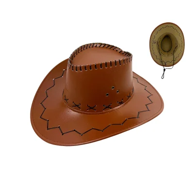 SOMBRERO VAQUERO CAMEL ADULTO 56CM / SOLO POR MAYOR1