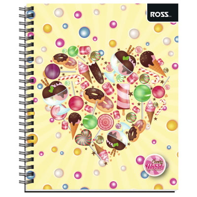 CUADERNO UNIVERSITARIO DULCES MATEMÁTICAS 7 MM | 10 UNID1