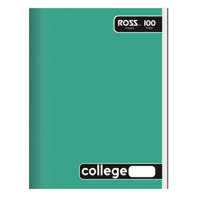 CUADERNO COLLEGE LISO CROQUIS 100 HOJAS | 10 UNID1