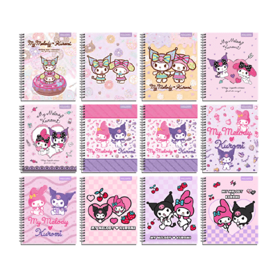CUADERNO UNIVERSITARIO KUROMI Y MY MELODY PROARTE 100 HJS.7 MM. 20.2X25CM1