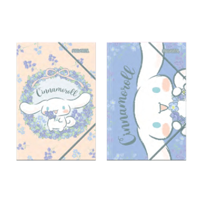 CARPETA CON ELASTICO CINNAMOROLL1