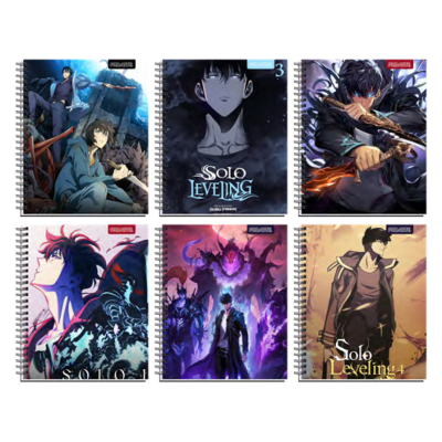 CUADERNO UNIVERSITARIO SOLO LEVELING PROARTE 100 HJS. 7 MM. 20.2X25CM1