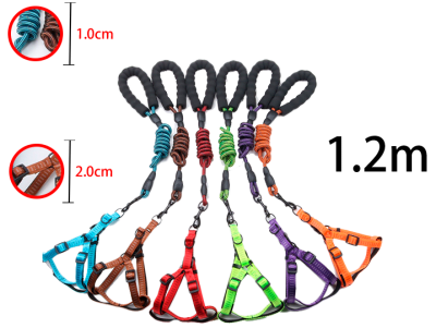 CORREA PARA MASCOTA COLOR LISO CON REFLECTOR 1.2M / 1CM 2CM| 12 UNID1