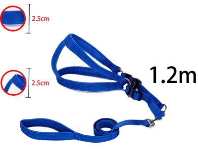 CORREA PARA MASCOTA COLOR LISO 1.2M / 2.5CM 2.5CM| 12 UNID1