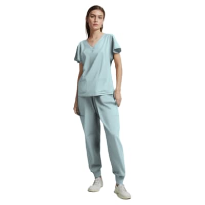 CONJUNTO CLINICO FEMENINO VERDE CLARO S-XL 3051