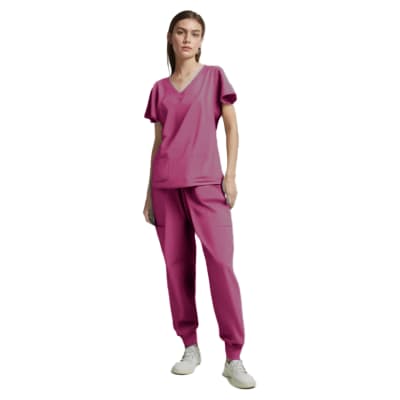 CONJUNTO CLINICO FEMENINO FUCSIA S-XL 3051