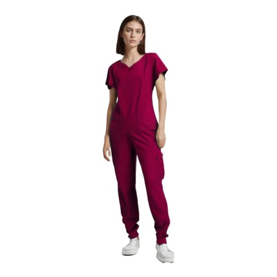 CONJUNTO CLINICO FEMENINO FUCSIA S-XL 3061