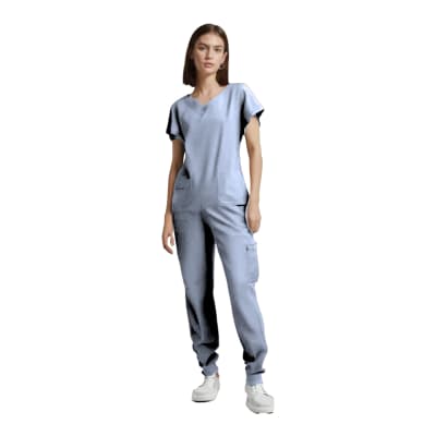 CONJUNTO CLINICO FEMENINO LILA OSCURO S-XL 3061