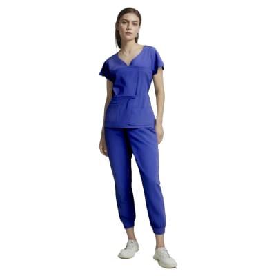 CONJUNTO CLINICO FEMENINO AZUL  S-XL 3071