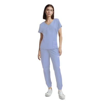 CONJUNTO CLINICO FEMENINO AZUL CLARO S-XL 3081