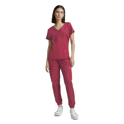 CONJUNTO CLINICO FEMENINO FUCSIA S-XL 3081