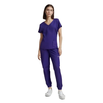 CONJUNTO CLINICO FEMENINO AZUL MARINO S-XL 3081